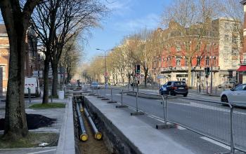 Travaux de réseau de chaleur à Lille