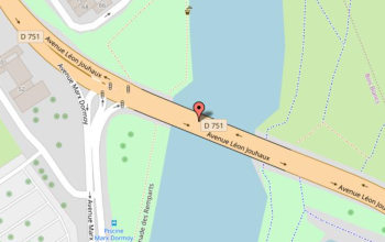 Carte pont Jouhaux Lille